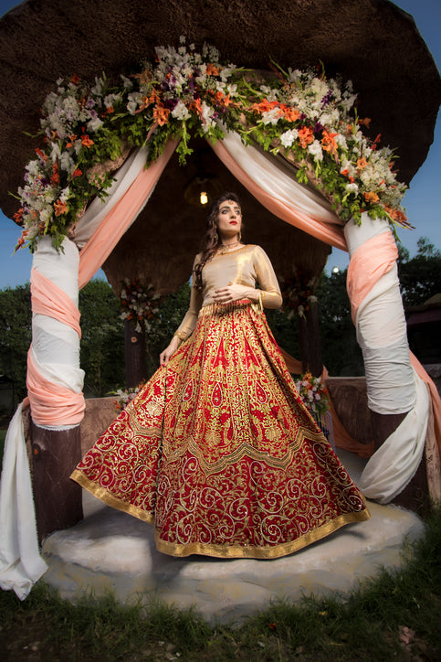 SHAM-E-ZAR - Zohaib Qadeer Couture